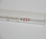 Bürette Glasbürette mit geradem Teflon (PTFE) Hahn,0,1ml Teilung 10ml/25ml/50ml