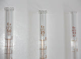 Bürette Glasbürette mit geradem Teflon (PTFE) Hahn,0,1ml Teilung 10ml/25ml/50ml