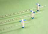 Bürette Glasbürette mit geradem Teflon (PTFE) Hahn,0,1ml Teilung 10ml/25ml/50ml