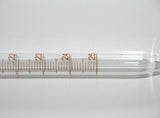 Bürette Glasbürette mit geradem Teflon (PTFE) Hahn,0,1ml Teilung 10ml/25ml/50ml
