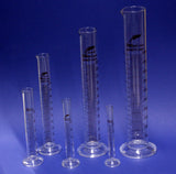 Messzylinder aus Boro 3.3 Glas Größen: 10ml, 25ml, 50ml, 100ml, 250ml oder 500ml