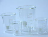 Becherglässer aus Boro 3.3 Klarglas (Vol. 10ml bis 10L)