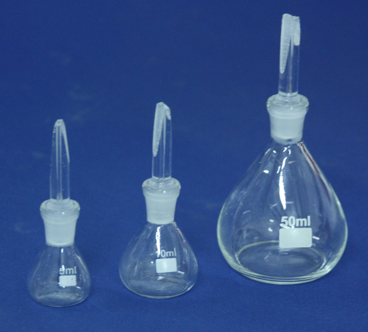 Pyknometer aus Glas, Volumen 5ml, 10ml, oder 50ml Glas zur Bestimmung ...