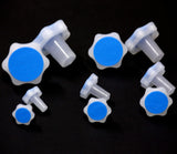 10 x Kunststoffstopfen PP-Stopfen NS10/19, NS12/21, NS14/23, NS19/26, NS24/29