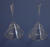 Glastrichter Größe Ø40,  Ø50, Ø60, Ø75, Ø100, Ø120mm, einzeln oder im Set