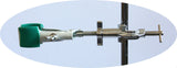 Großer Laborstativ-SET mit Hartglasplatte Höhe 66cm, Platte 30x15cm