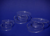 Petrischale aus Glas (Schale + Deckel), Ø60mm, Ø75mm, Ø90mm, Ø120mm oder Ø150mm