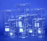 Becherglas Hohe Becherglässer aus Boro 3.3 Vol. 250ml/ 500ml/ 1000ml/ 2000ml