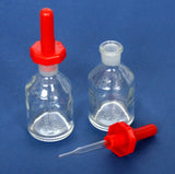 Tropfflasche aus Glas Tropfenflasche für Flüssigkeiten - Klarglas - 60ml