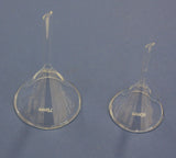 Glastrichter Größe Ø40,  Ø50, Ø60, Ø75, Ø100, Ø120mm, einzeln oder im Set