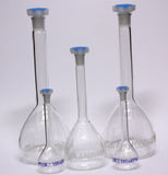 Meßkolben mit Normschliff und PP Stopfen, JoanLab, 100ml, 500ml oder 1000ml