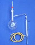 Destillationsapparatur kurzer Weg mit Thermometer und Schlangenkühler Volumen 1000ml/2000ml