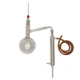 Destillationsapparatur kurzer Weg mit Thermometer und Schlangenkühler Volumen 1000ml/2000ml