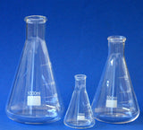 Erlenmeyerkolben, Laborglas unterschiedliches 100ml, 250ml, 500ml oder 1000ml