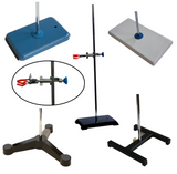 Laborstativ SET für Chemielabor /Stativplatte mit Stab und Klemme mit Muffe/