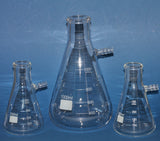 Saugflasche Filtrerflasche Erlenmeyerkolben für Filtrations 250ml, 500ml, 1000ml