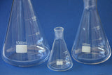 Erlenmeyerkolben, Laborglas unterschiedliches 100ml, 250ml, 500ml oder 1000ml