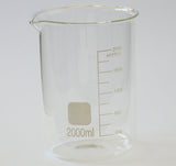 Becherglässer aus Boro 3.3 Klarglas (Vol. 10ml bis 10L)