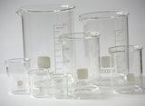 Becherglässer aus Boro 3.3 Klarglas (Vol. 10ml bis 10L)
