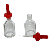 Tropfflasche aus Glas Tropfenflasche für Flüssigkeiten - Klarglas - 60ml
