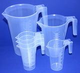 Messbecher aus PP konisch, Volumen 250ml, 1000ml, oder 2000ml