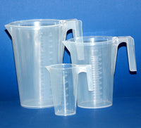 Messbecher aus PP konisch, Volumen 250ml, 1000ml, oder 2000ml