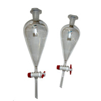 Scheidetrichter aus Glas mit PTFE-Hahn, Volumen: 125ml, 250ml, 500ml oder 1000ml