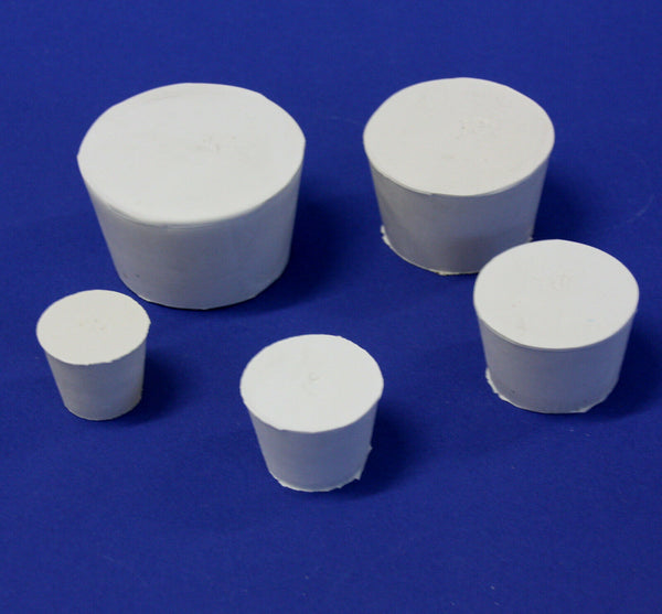 Gummistopfen, grau, konische Form, 100-87 mm, ohne Bohrung Gummistopfen, grau, konische Form, 100-87 mm, ohne Bohrung