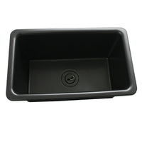 PP-Spülbecken für Labor KP3 verlängert 540x335xH240mm schwarz oder weiß