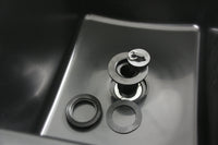 Labor PP Spülbecken 555x455x310mm optional inklusive Siphon und Überlaufgarnitur