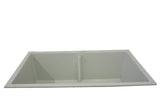 Großes Laborspülbecken 860x 460x 385mm aus PP (Polypropylen) schwarz oder weiß
