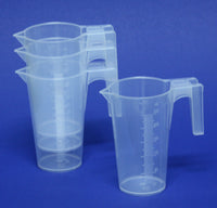 Messbecher aus PP konisch, Volumen 250ml, 1000ml, oder 2000ml
