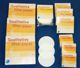 Qualitativ Filterpapier für Labor Ø7cm, Ø9cm, Ø15cm, Poren 15-20µm (100 Stück)