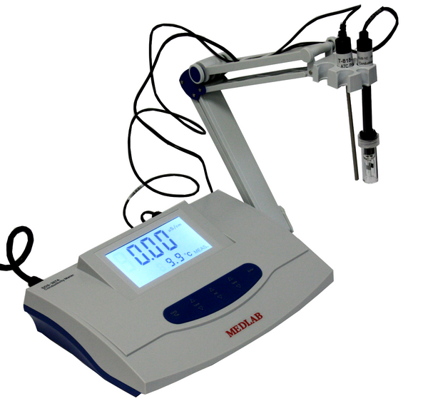 Leitfähigkeitsmessgerät für Flüssigkeiten DDS-307A Medlab, 0,00µS/cm-100mS/cm