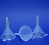 Trichter-Set aus transparentem Kunststoff- 2 Stück (1x 50mm + 1x 100mm)- JoanLab