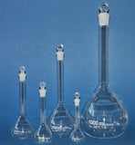 Meßkolben mit Glasstopfen Klarglas Kolbe, Volumen 25, 50, 100, 250 od 1000ml