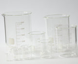 Becherglässer aus Boro 3.3 Klarglas (Vol. 10ml bis 10L)