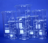 Becherglas Hohe Becherglässer aus Boro 3.3 Vol. 250ml/ 500ml/ 1000ml/ 2000ml
