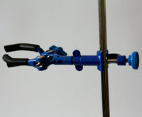 Laborstativ SET (Stativ-Stab-Klemme-Muffe) 71cm Höhe, Platte 23x13cm